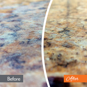 Granite Countertop Refinishing Before and After