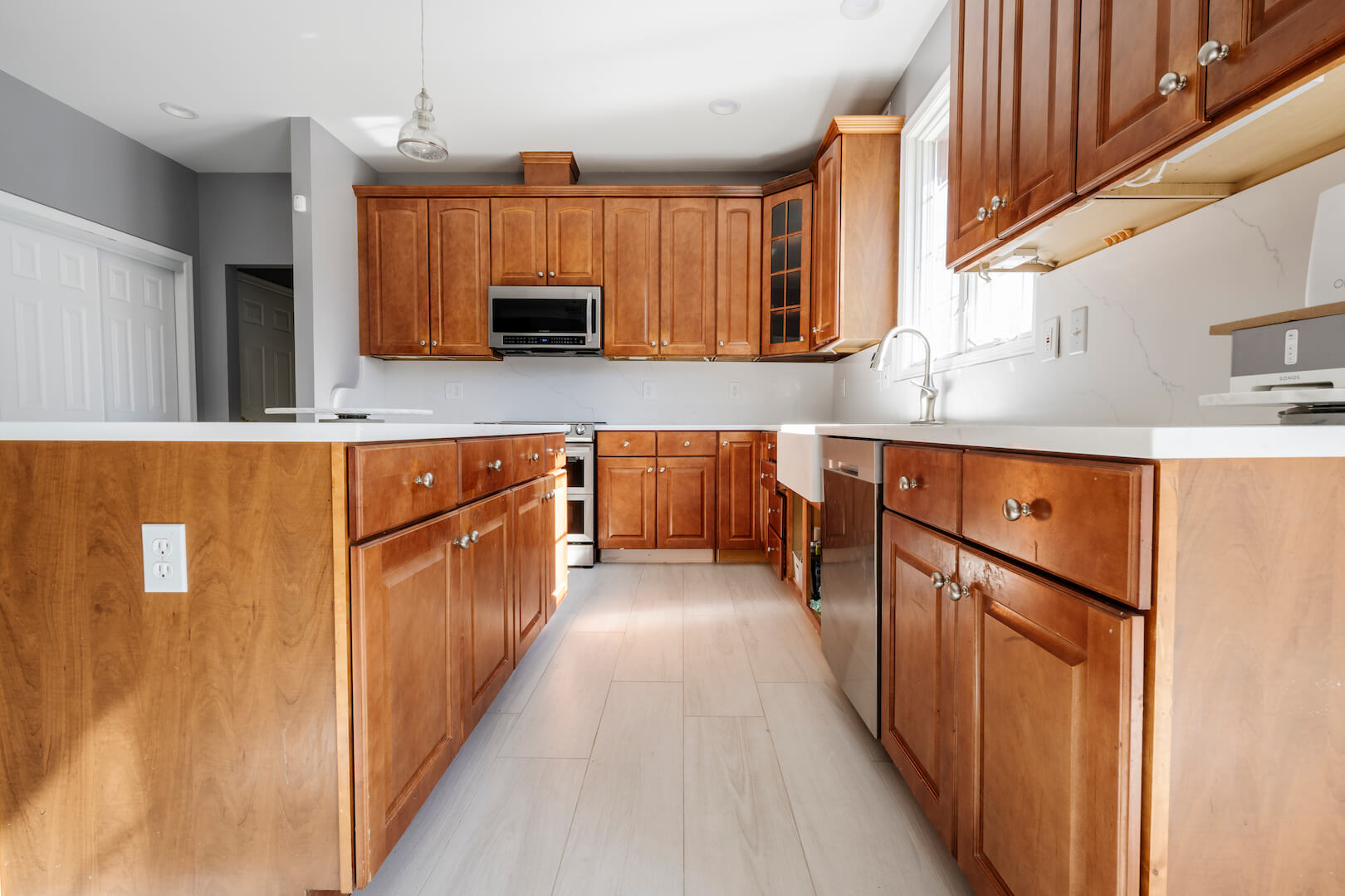 Before-Kitchen Cabinet Painting