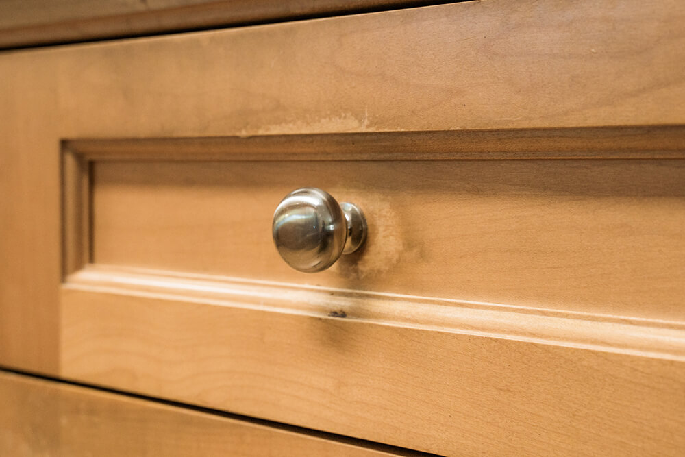 Before-Classic Cabinet Refinishing