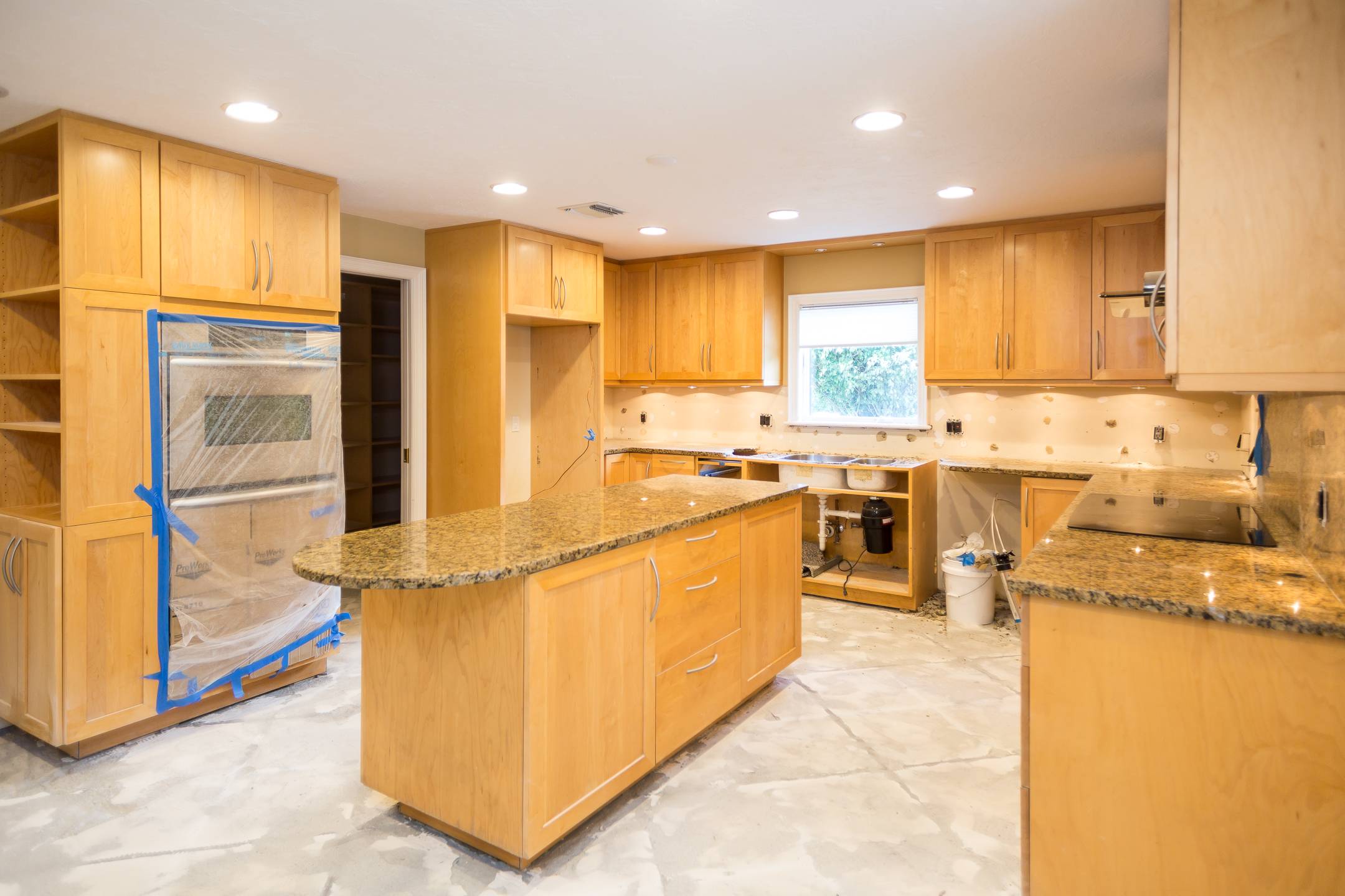 Before-Kitchen Cabinet Painting