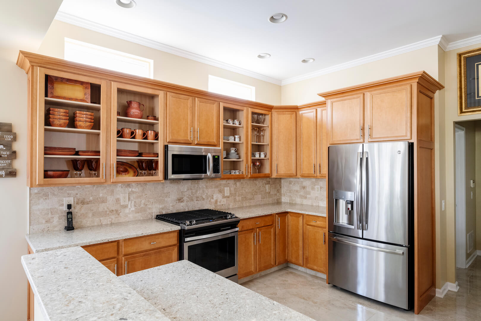 Before-Kitchen Cabinet Painting