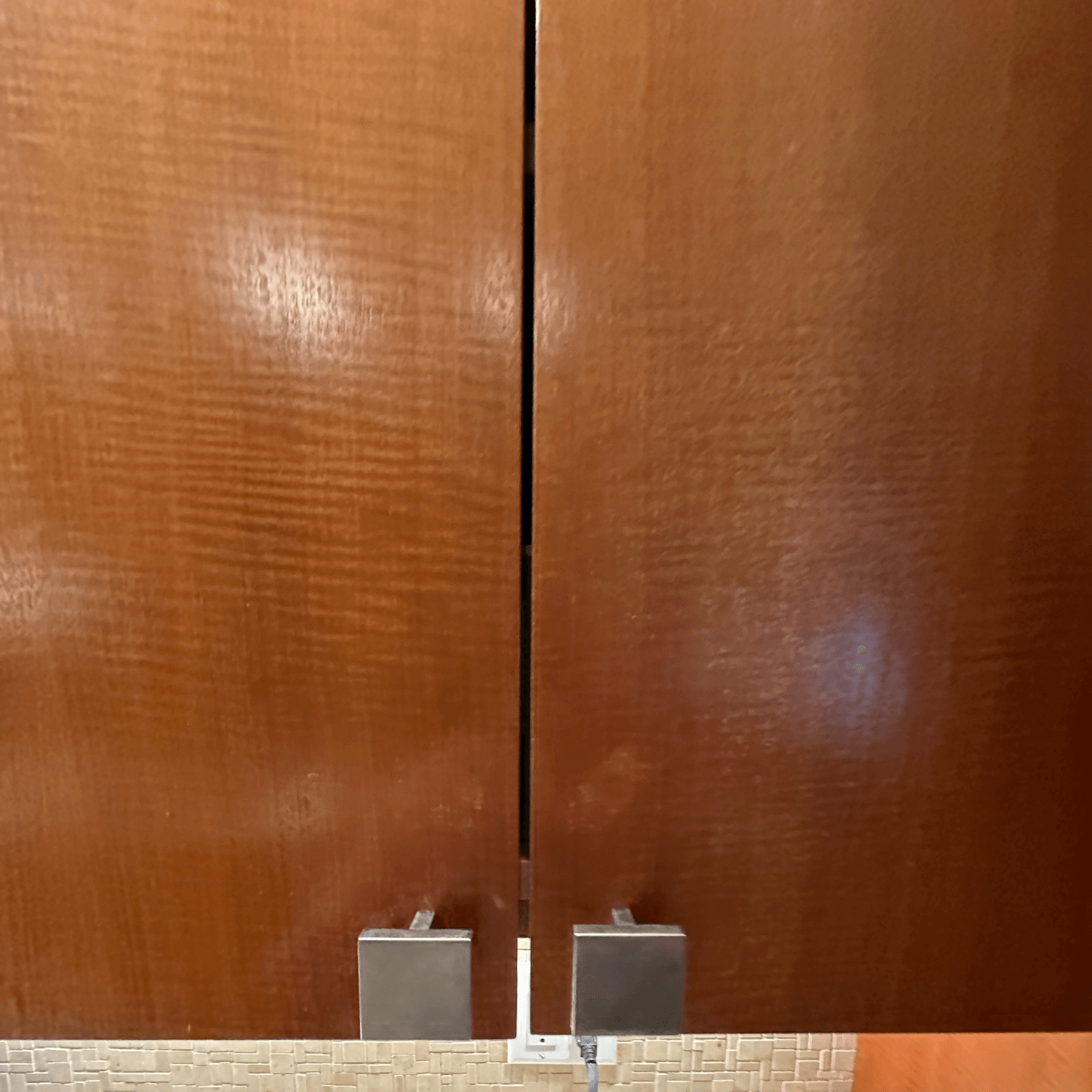 After version of this cabinet door replacement project