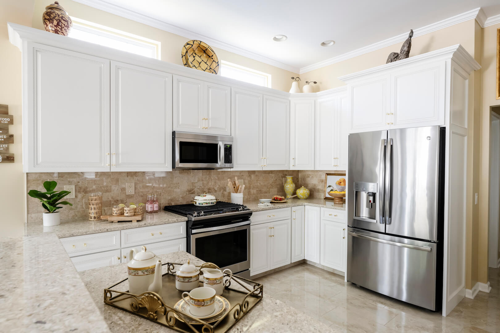 After-Kitchen Cabinet Painting